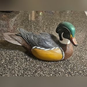 Wood Duck Woodcarving by Barbara Remington Johnson